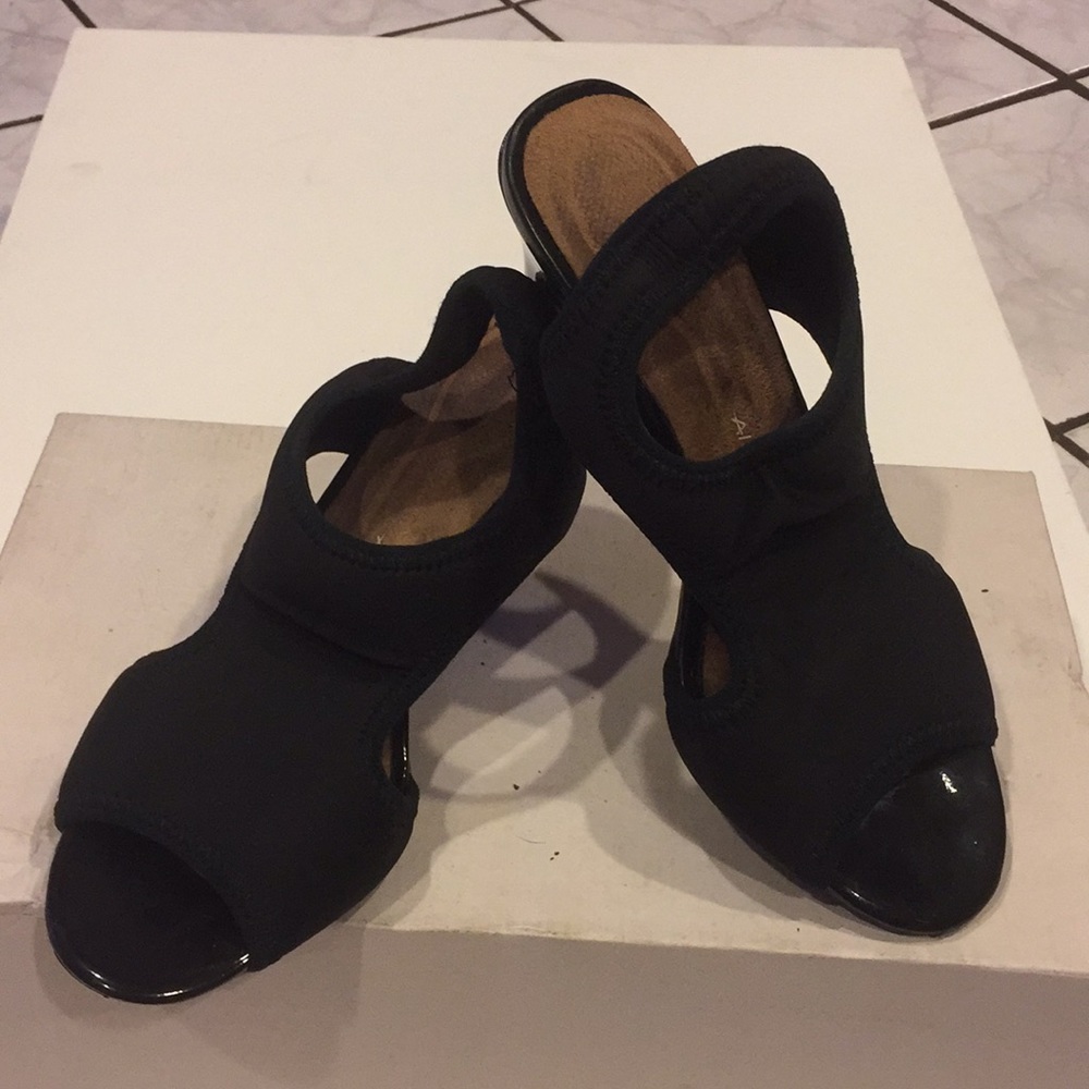 Airstep black Stretch sandals